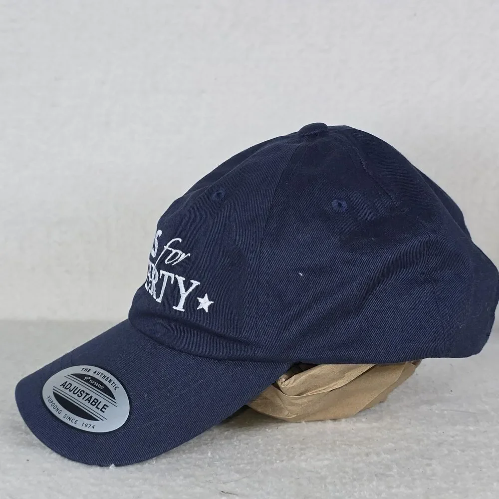 The Classics Moms For Liberty Hat Cap Navy Blue White Logo Embroidered NWT